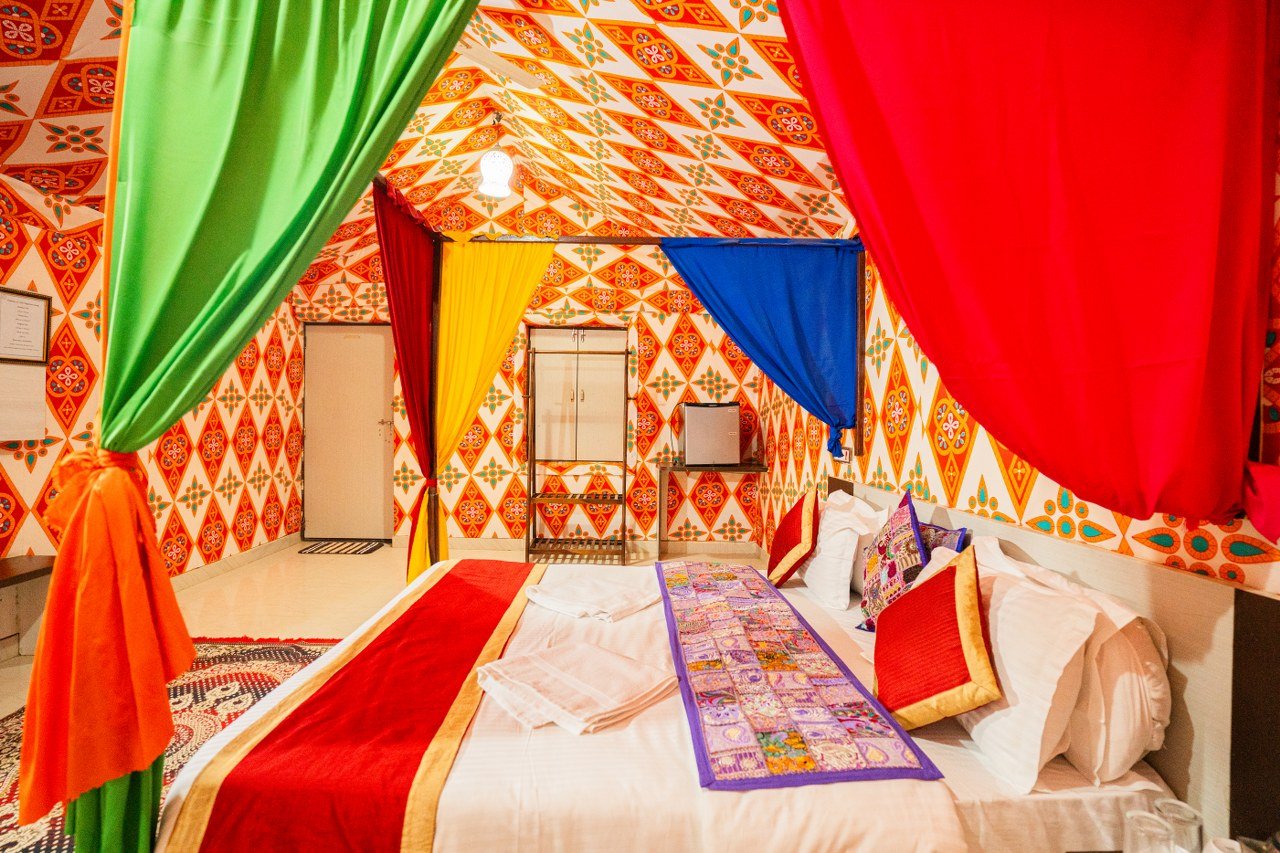 Luxury Swiss Tent at Garh Rajputana Camp Jaisalmer